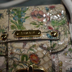 COPY - Sharif Floral Purse on Snakeskin